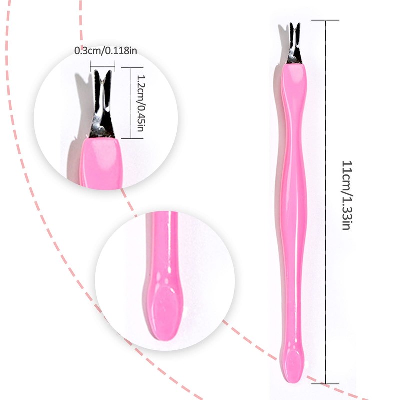 Cuticle knife Trimmer, 24 Pack Cuticle ForkTrimmer Nail Cuticle Remover