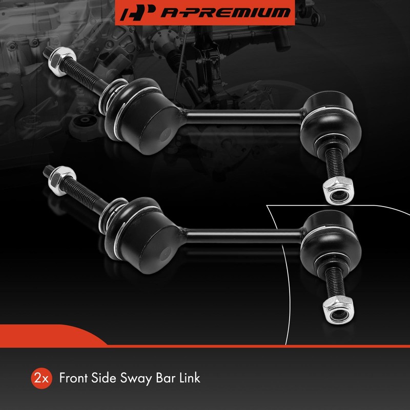 A-Premium 2 x Front Sway Bar Links Stabilizer Bar Links,