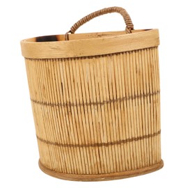 FUNOMOCYA Woven Hanging Storage Basket Wall Basket Organizer for Kitchen Bathroom