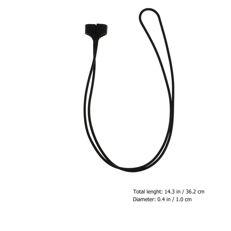 TEHAUX 4Pcs Portable Lost Hanging Rope for Earphones Magnetic Suction