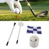 Golf Flagpole Portable 3 Feet Golf Flag Pole Flag Hole