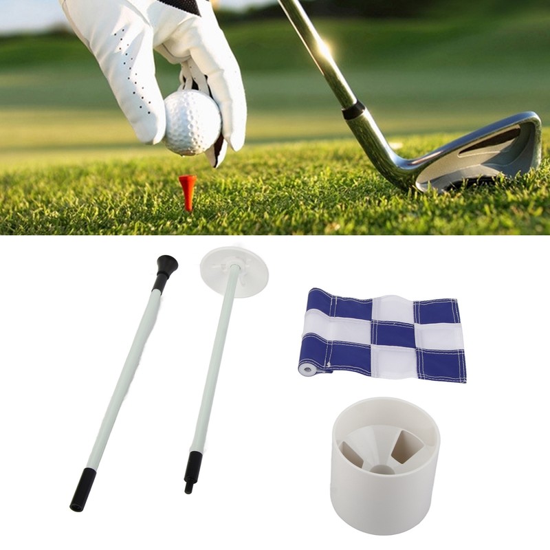 Golf Flagpole Portable 3 Feet Golf Flag Pole Flag Hole