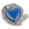 Baoblaze Elegant Multi Color Change Heart Stone Locket Pendant Mood