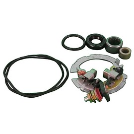 New Premium Mitsuba 2 Brush Holder Starter Repair Kit Compatible with Yamaha Suzuki Polaris Replaces SM-13 SM-8224 SM-8241 SMU9114