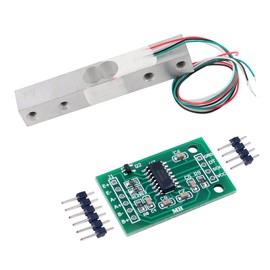 Stemedu 5 kg Load Cell Digital Weight Sensor for Portable Electronic Kitchen Scale with HX711 Ad Amplifier Module, 11 lbs Weighing Sensor Arduino Raspberry Pi
