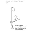 Prime-Line M 6228 Shower Door Bottom Sweep, 36 In. Length