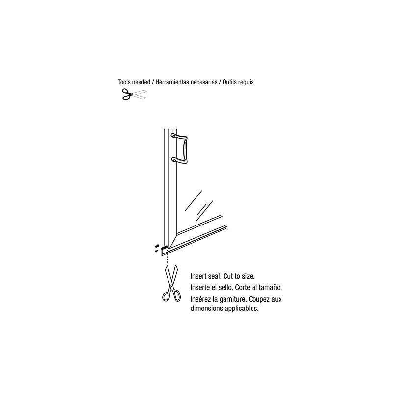 Prime-Line M 6228 Shower Door Bottom Sweep, 36 In. Length