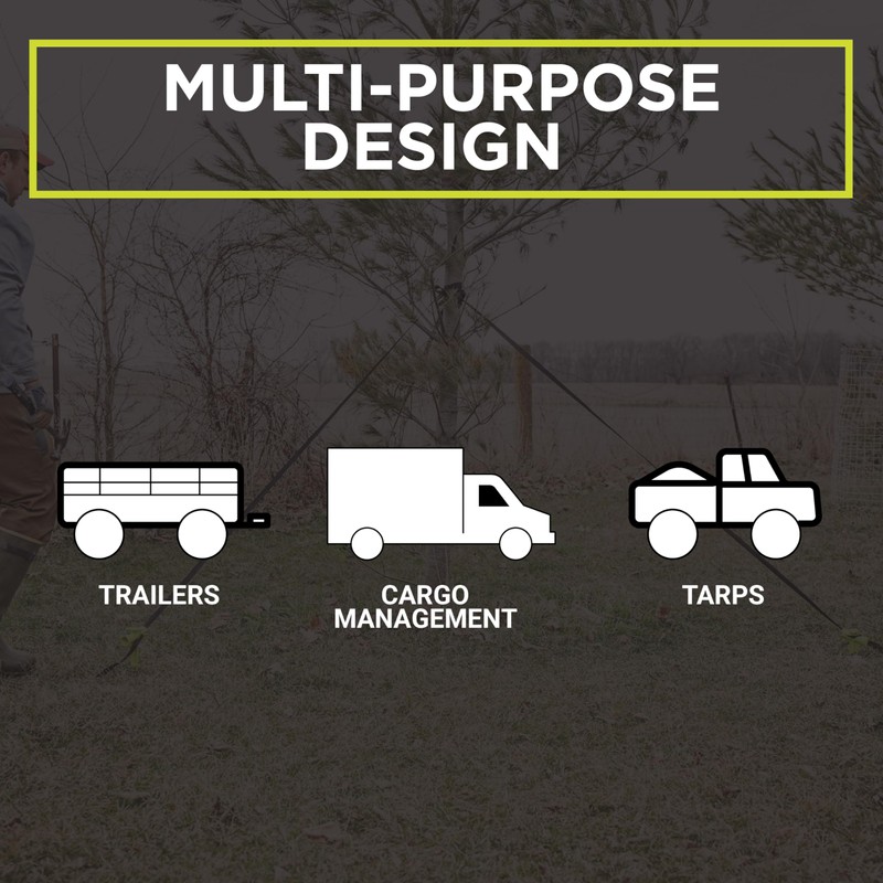 SlotLock All-Purpose Rope Cinch, Multipurpose Rope Locking Device for Clotheslines,