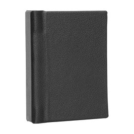 Neil Enterprises Inc. 2.5" x 3.5" Black Leather Self-Stick Photo Album - Holds 10 Photos