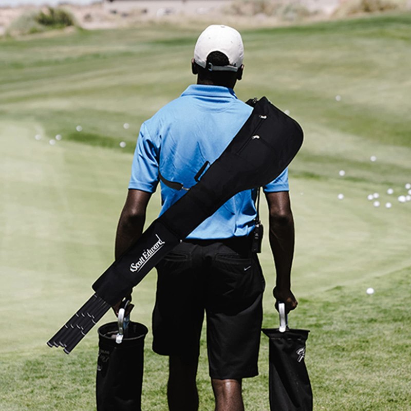 Portable Sunday Pencil Bag, Foldable Golf Club Carry Bag, Waterproof