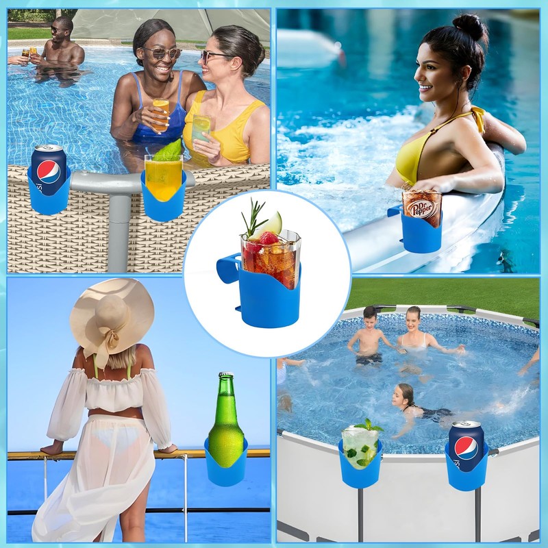 Pool Drink Holder, Inflatable Drink Holder, Floating Drink Holder, Multifunctional