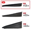 SHSB-005 Secret Insole Heel [0.6 inch (1.5 cm)] Black Style