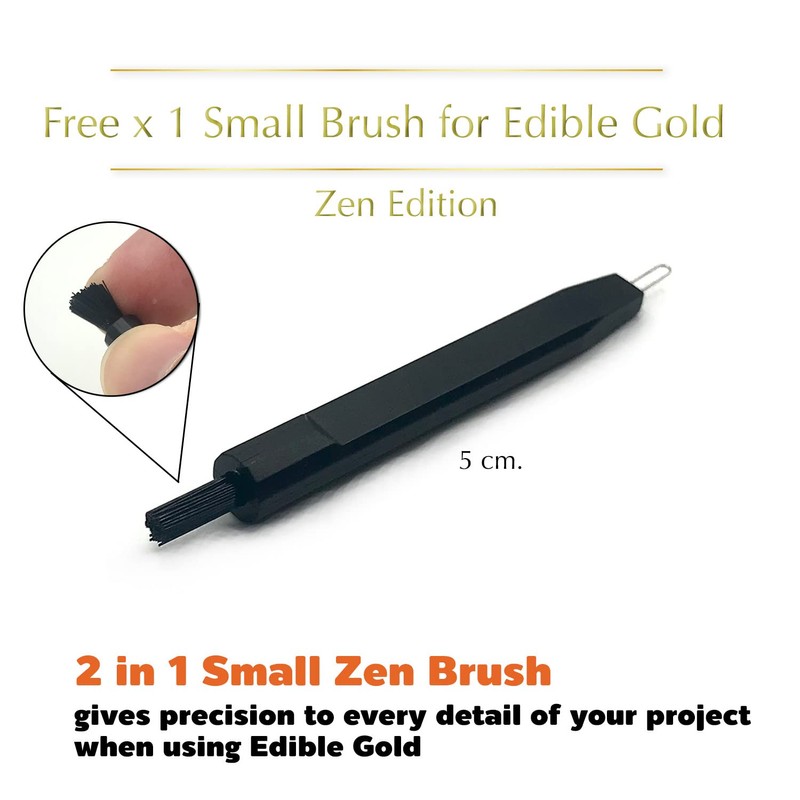 99.99% Pure Gold Edible Gold Leaf Sheet 24K GoldleafKing Zen