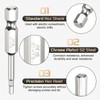 HARFINGTON H2.5 Hex Head Screwdriver Bit 2.5mm Metric Flat Tip