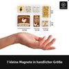 LANOLU Chicken Gifts Fridge Magnets Funny in 7-Piece Set, Magnets