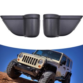 TJHSM 2Pcs Front Door Black Storage Pockets Organizer Box Interior Expansion Accessories Replacement for 2011-2020 Wrangler JK JKU 2/4Door
