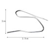 100 Packs Metal Curtain Hooks, Sicai Stainless Steel Pleat Curtain