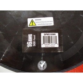 Stinger Pro Series NEW 12 FOOT STINGER SPW516WH PRO SERIES 16 GA WHITE SPEAKER WIRE HOME CAR AUDIO