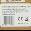 PNI WL100 LED lamp for Staircase Lighting, recessed mounting, with
