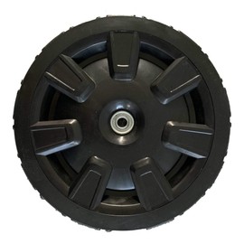 YARDMAX 11in. X 1.6 in. Replacement Free/Non-Drive Rear Wheel for Push/Non Self-propelled Lawn Mowers