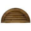 Shed Windows and More Wooden Gable Vent 40" Half Moon