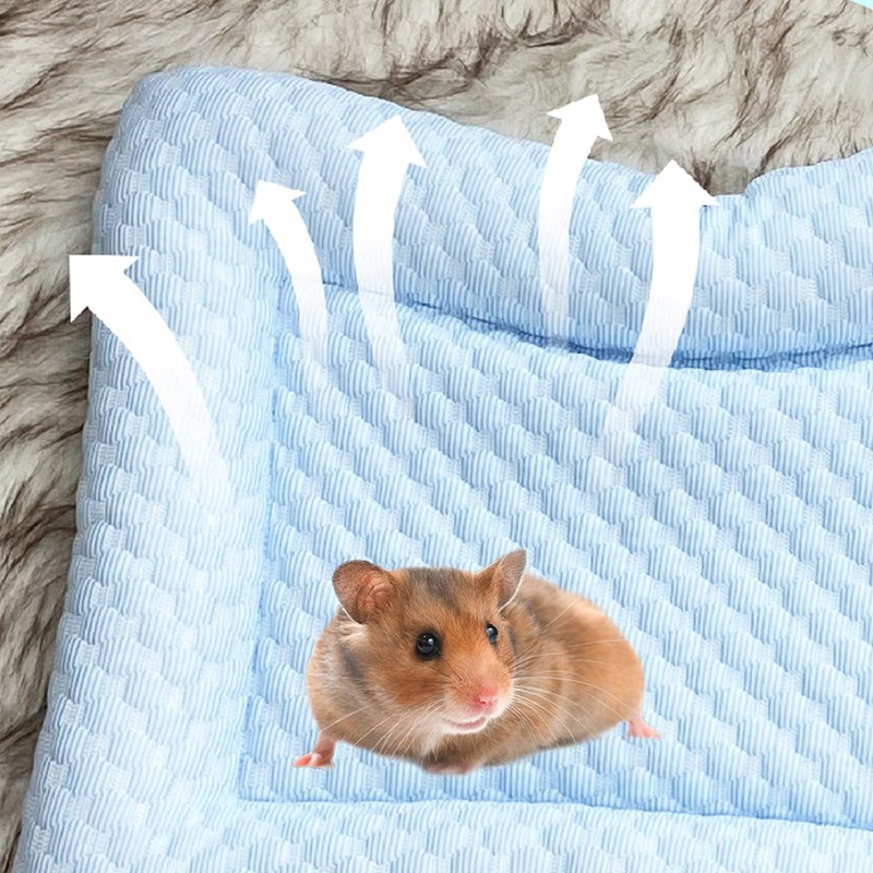 FOSDICK 2PCS Rabbit Cooling Pad, 32x21cm Hamster Cooling Pad Summer