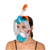 Seac Libera Full Face Snorkeling Mask with Quick Release Buckles,