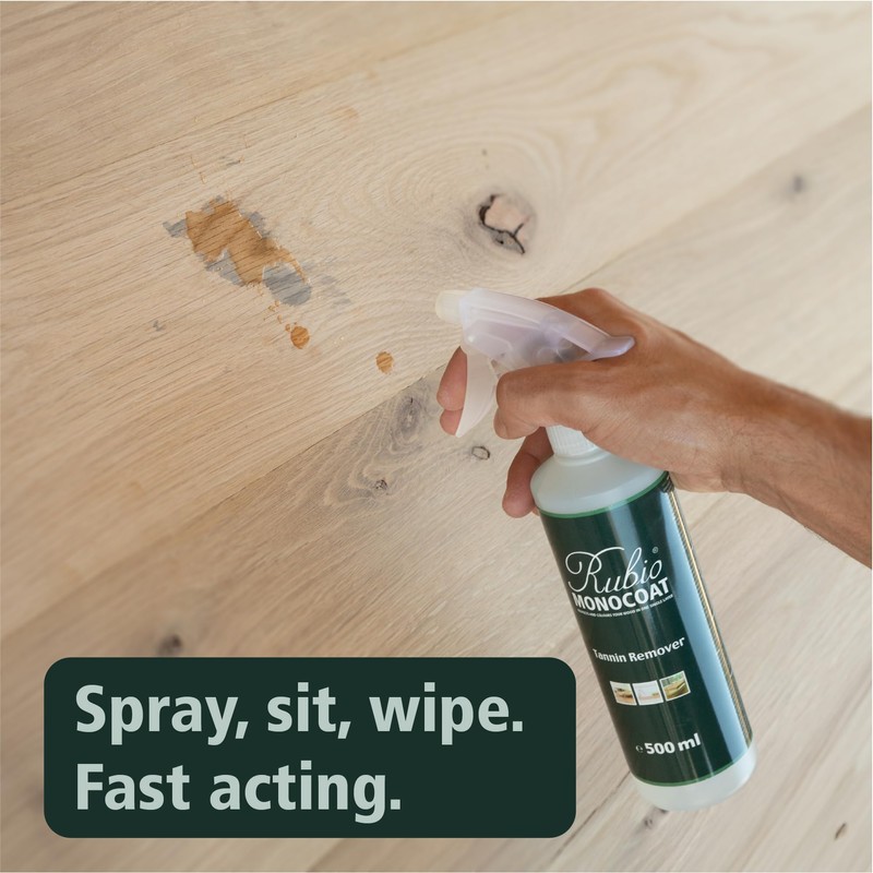 Rubio Monocoat Tannin Remover Sample | Effective Stain & Spot