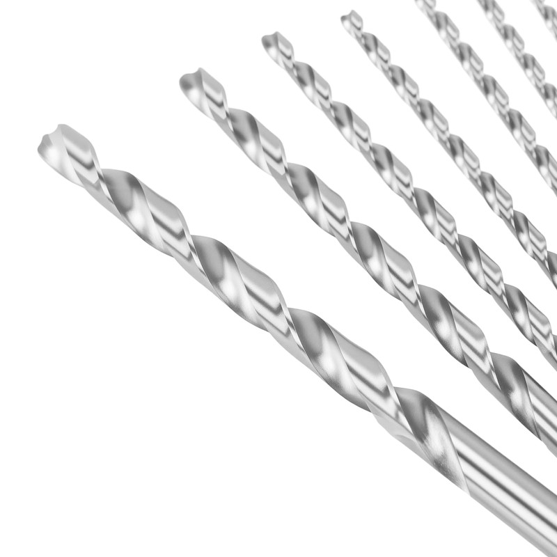 PINGEUI 26 Pieces Extra Long HSS Twist Drill Bit Set,