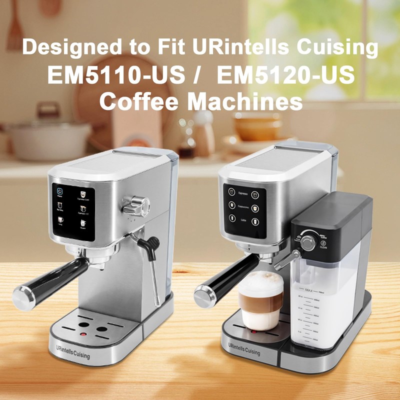 URintells Cuising Replacement 51mm Filter Baskets for Espresso Machine EM5110-US/EM5120-US,