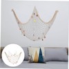 iplusmile Mediterranean Decorative Fishing Net with Shells Rustic Wall Hanging