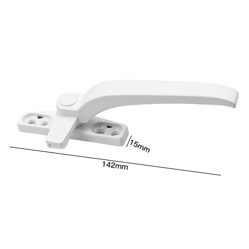 Alnicov 2PCS Upvc Window Handle Left and Right Aluminium Window