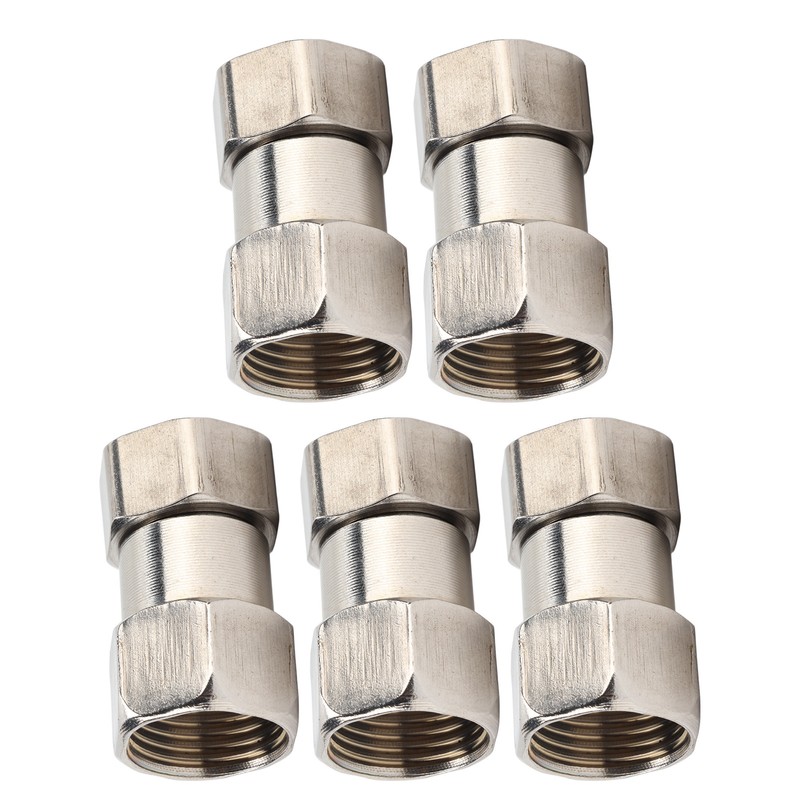5PCS Plumbing Fittings Stainless Steel Female Thread Pipe Adapter Fittings