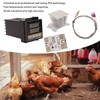 4PCS Digital PID Thermostat Quick Response Temperature Controller with Thermocouple
