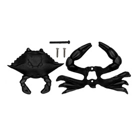 Crab Door Knocker - Matte Black (Standard Size)