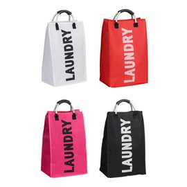 Premier Housewares Laundry Bag with Handle - Red