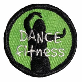 Dance Fitness scouting summer camp Girl  2 Inch Embroidered Patch AV2895 F2D33O