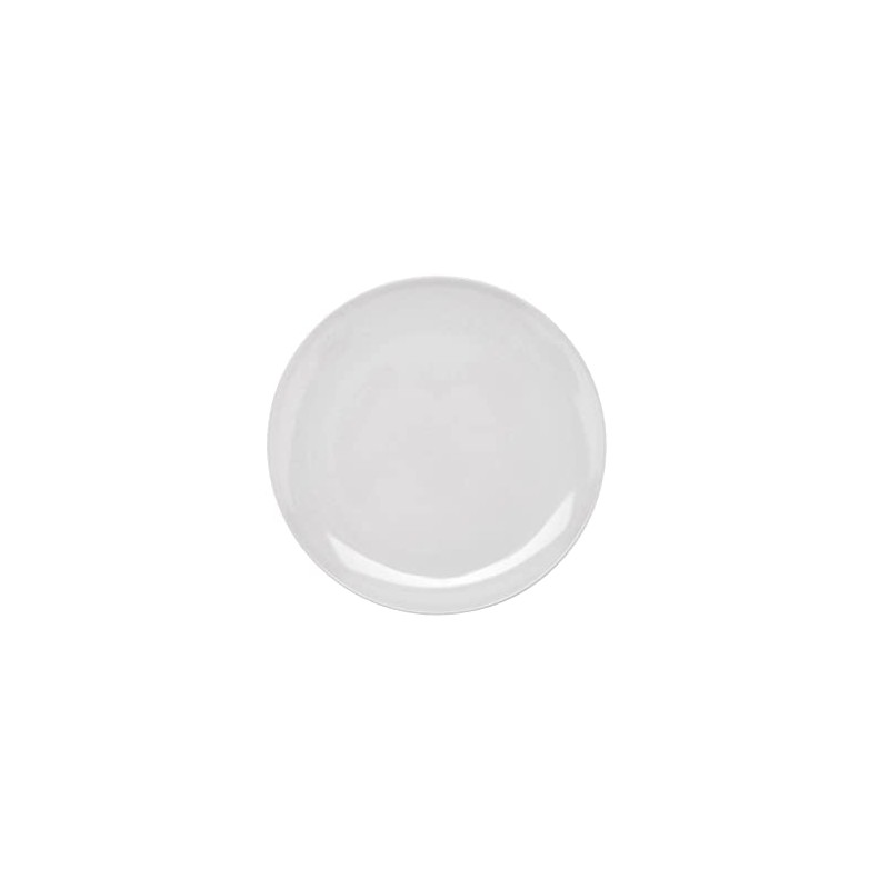 10.5" White Break Resistant Round Plate, by GET 207-5-W-EC (Pack