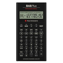 Calculadora financiera profesional Texas Instruments BA II Plus