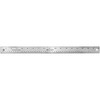 Westcott Stainless Steel Office Ruler with Non Slip Cork Base,