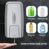 interhasa! Soap Dispenser Wall Mount Refillable 28oz Hand Sanitizer Dispenser