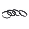 ACROPIX 73.1 to 70.3mm Hub Centric Rings Black - Pack