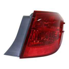 KarParts360 For Toyota Corolla 2017 2018 2019 Tail Lights Passenger Side, Inner And Outer | Set Of 2 | Clear & Red Lens | Replacement For TO2803135, TO2805131 | 8155002B10, 8158002A50