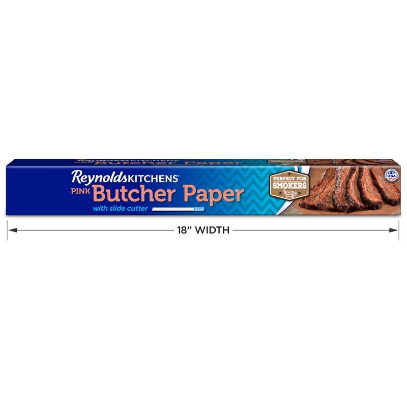 Reynolds Kitchens Butcher Paper for Smoking Meat with Slide Cutter,