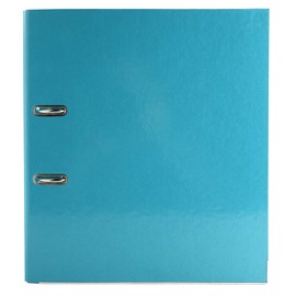 Exacompta - Ref 53827E - 1928 Collection -Lever Arch File - 32 x 30cm, Suitable for A4 Documents, 70mm Spine, 2 Rings, Embossed Paper on Board - Turquoise (Pack of 10)