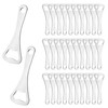 Pack of 30 Bottle Openers, Bottle Openers, Stainless Steel, Flat