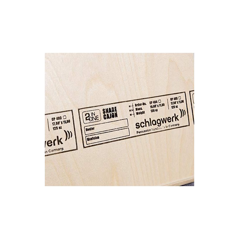 Schlagwerk CP403RED 2inOne Series Medium Size Snare Cajon - Red