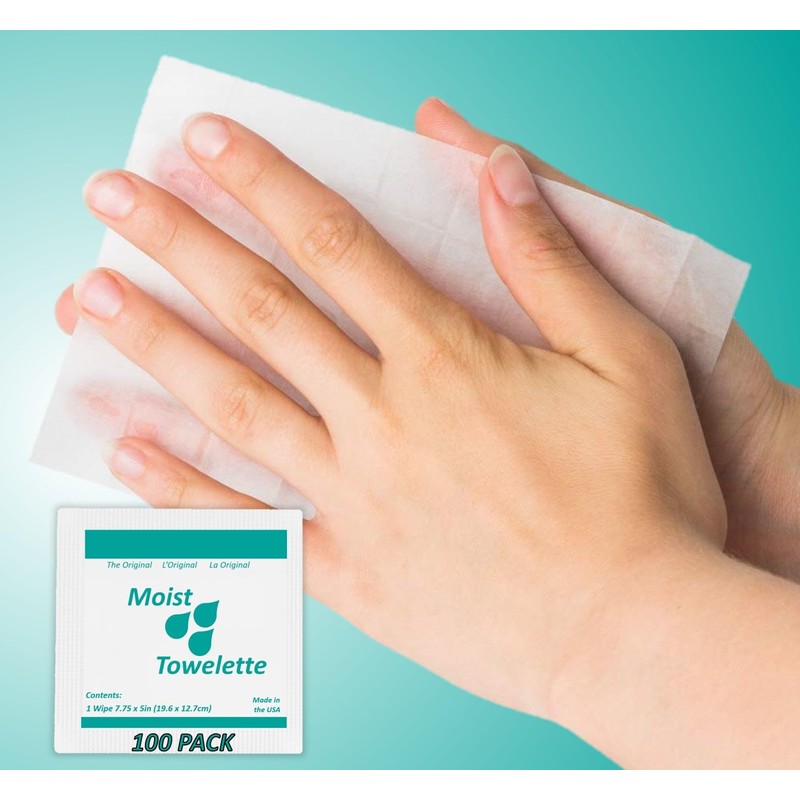 Moist Towelettes 4 X 6 100 Count
