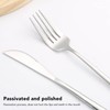 Cutlery Set Stainless Steel with 6 Dessert Spoon 6 Spoon