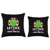 Lettuce For PM Throw Pillow